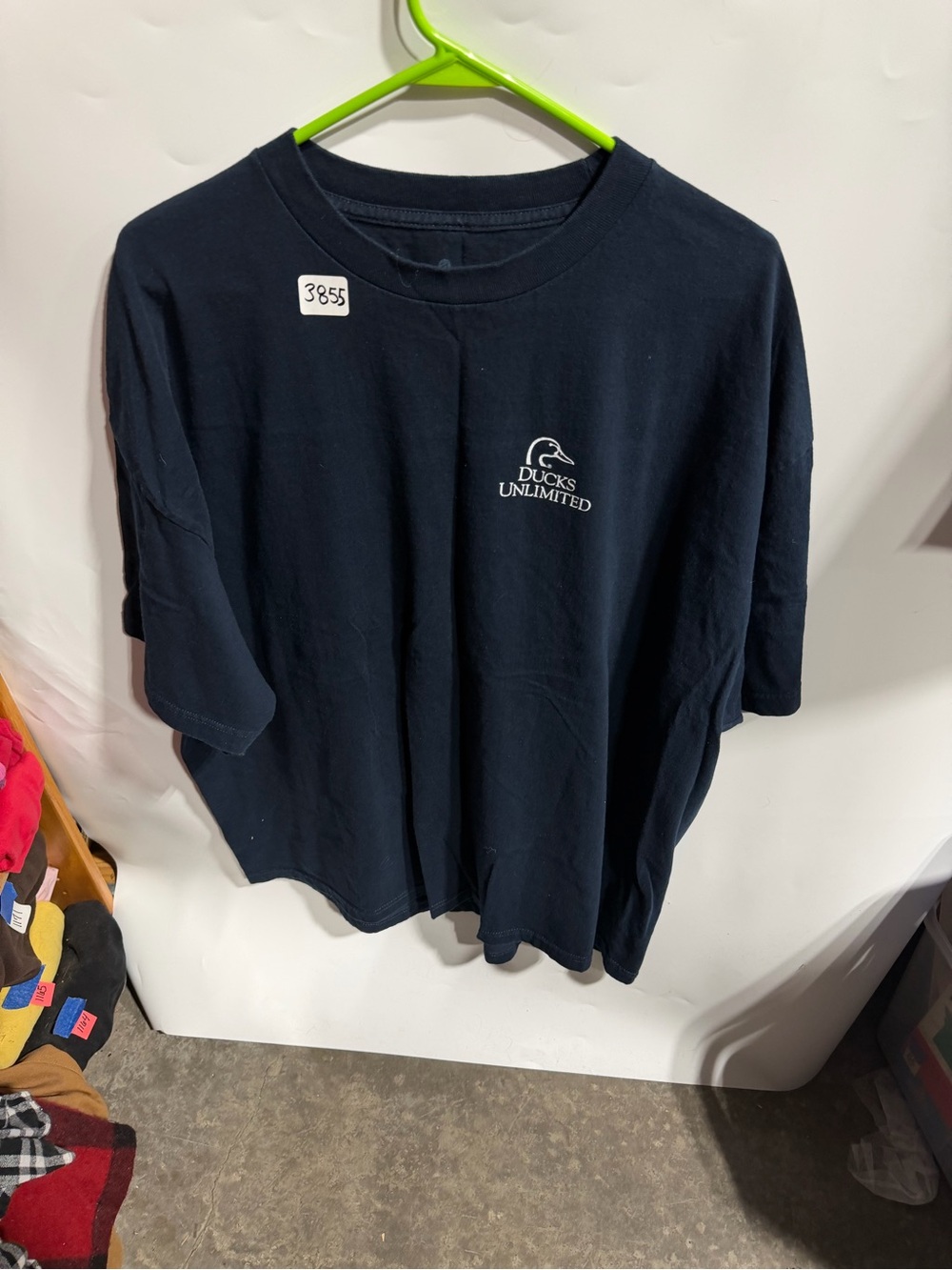 #3855-Artisan Navy Ducks Unlimited Shirt